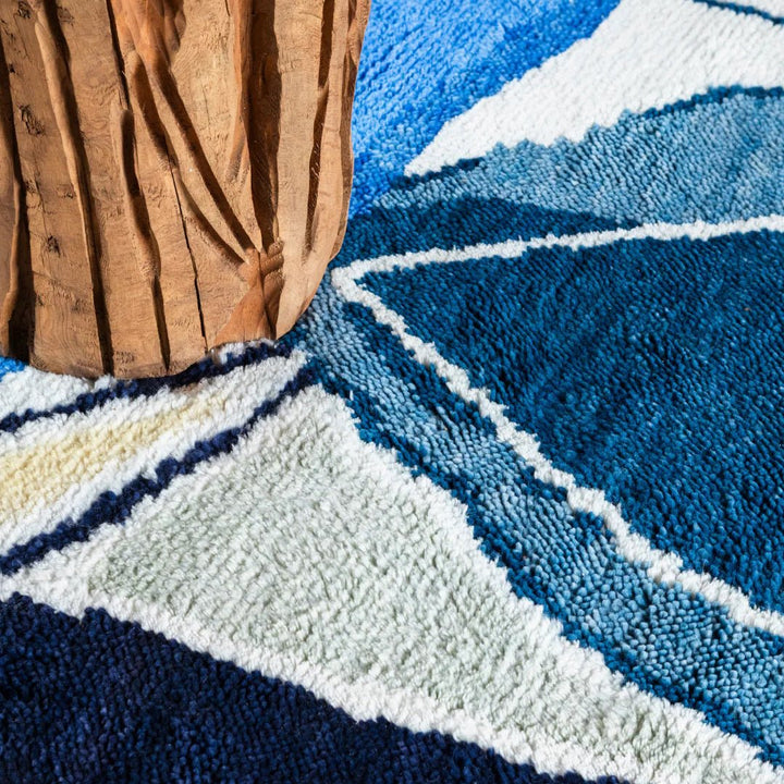 Heather Chontos Wool Rug - Blue Lake - ökenhem