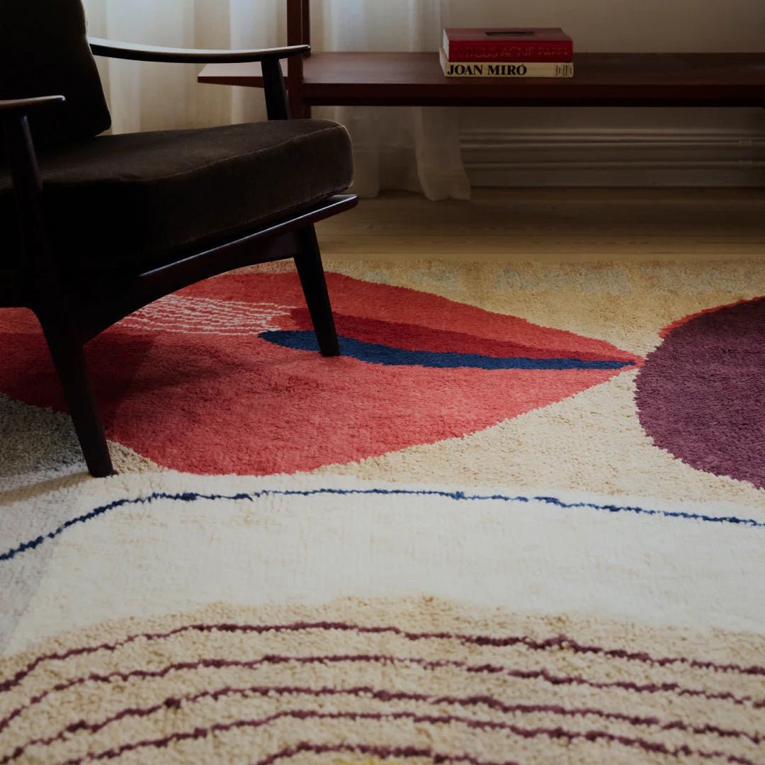 Heather Chontos Wool Rug - Collage - ökenhem