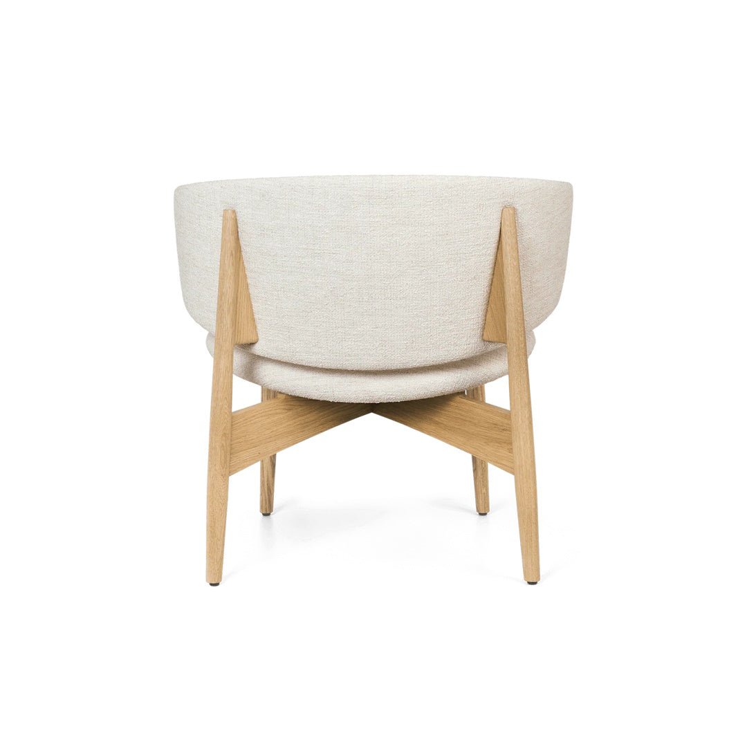 Herman Lounge Chair - Wood - Bouclé - ökenhem