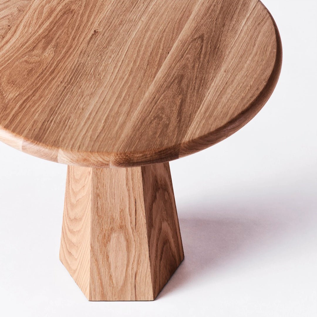 Hexagon Side Table Oak - ökenhem