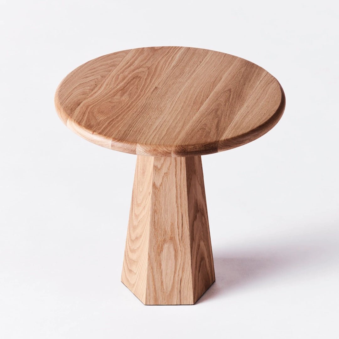 Hexagon Side Table Oak - ökenhem