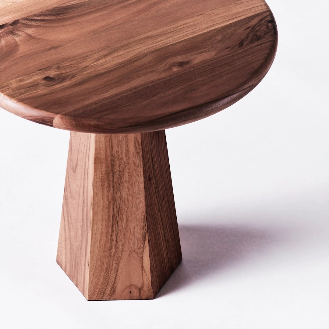 Hexagon Side Table Walnut - ökenhem
