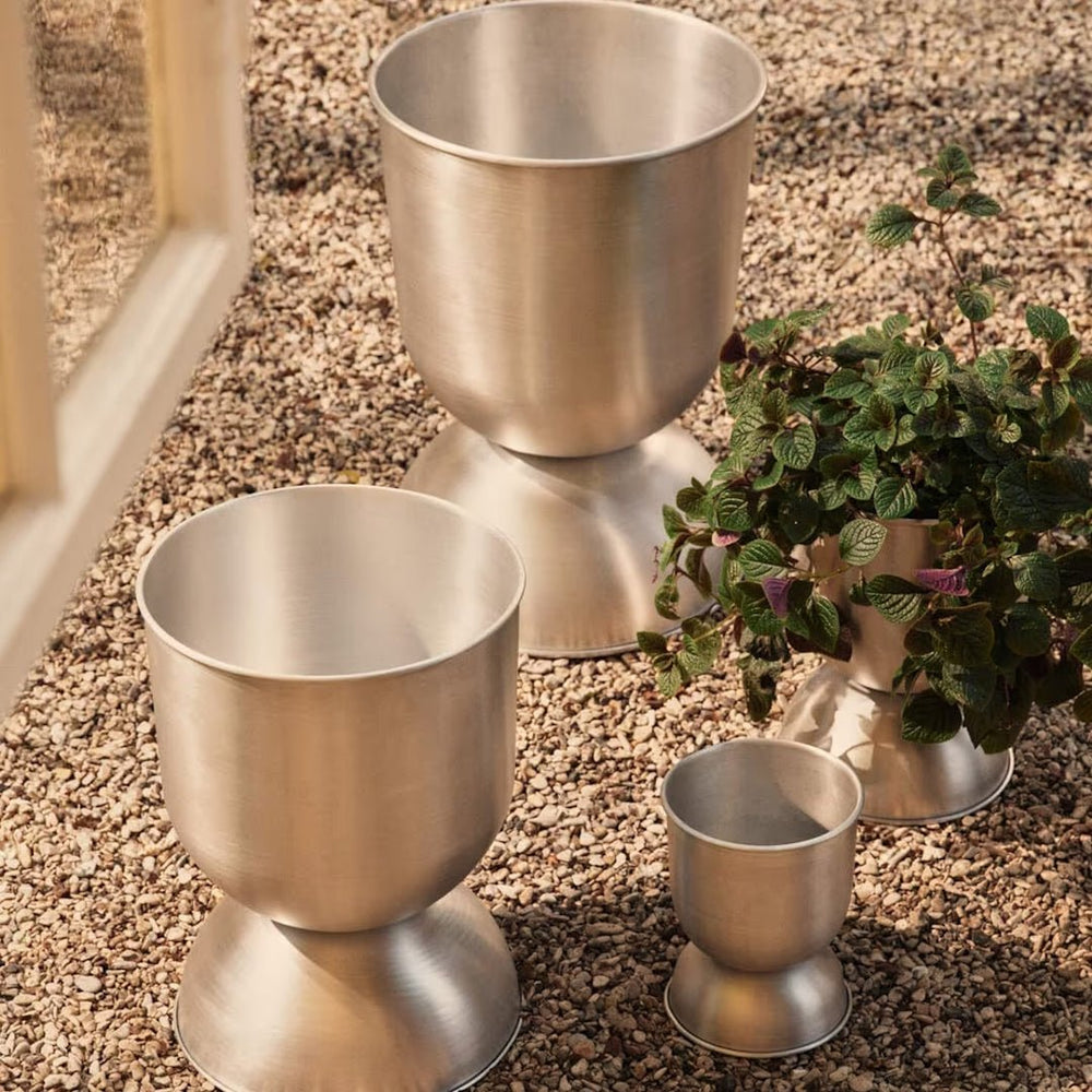 Hourglass Pot - Aluminium - ökenhem