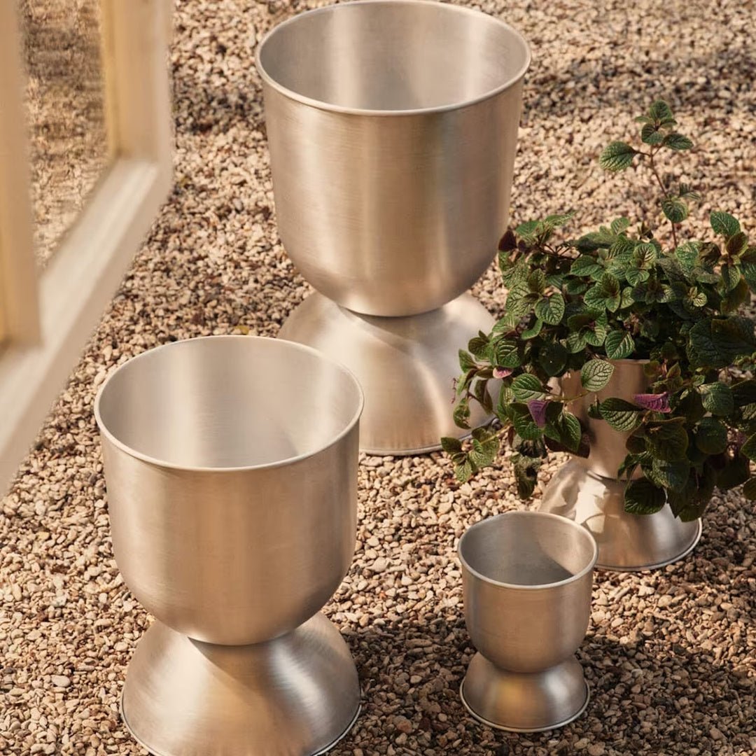 Hourglass Pot - Aluminium - ökenhem