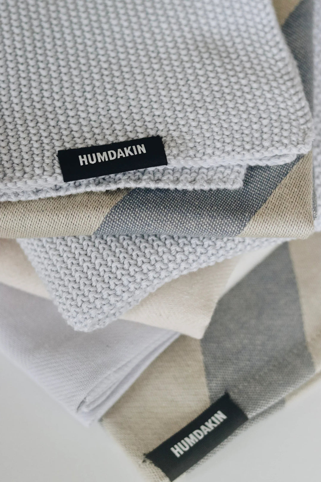Humdakin Knitted Dishcloth - Blue Glass - ökenhem