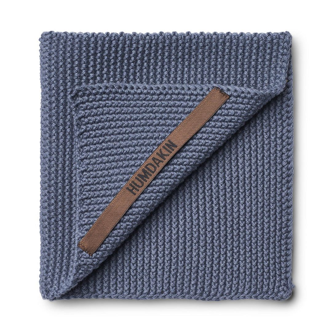 Humdakin Knitted Dishcloth - Blue Stone - ökenhem