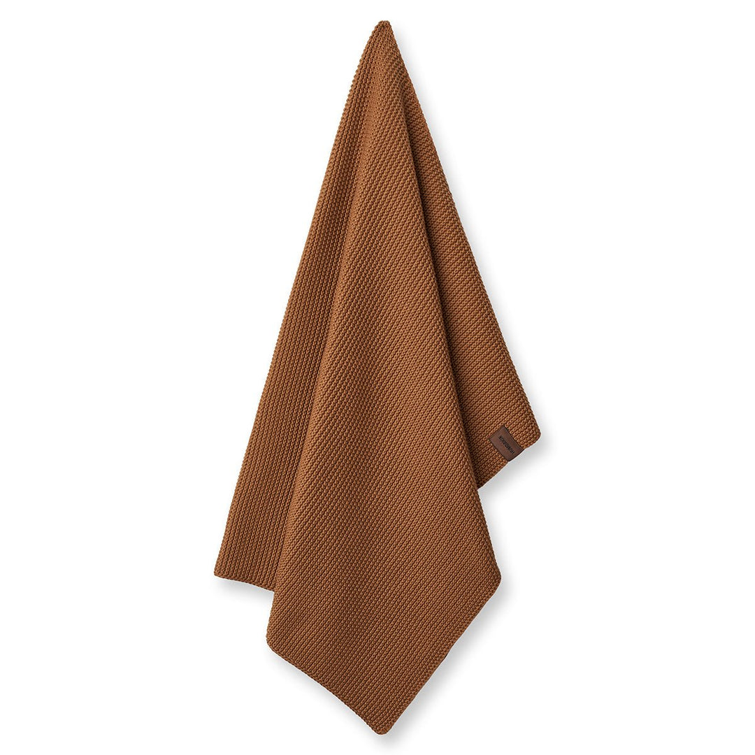 Humdakin Knitted Kitchen Towel - Tobacco - ökenhem