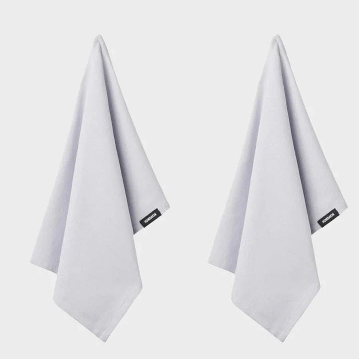Humdakin Organic Tea Towel, 2 pack - Blue Glass - ökenhem