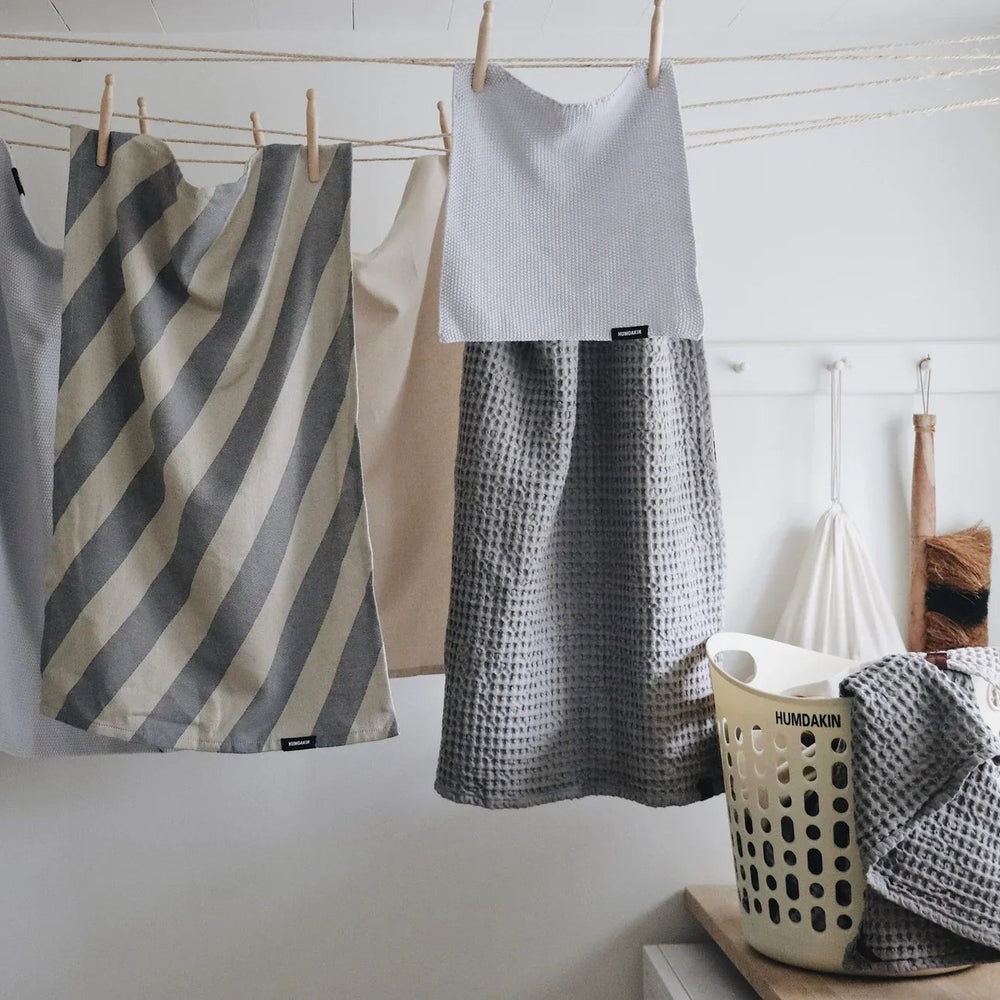 Humdakin Organic Tea Towel, 2 pack - Blue Glass - ökenhem