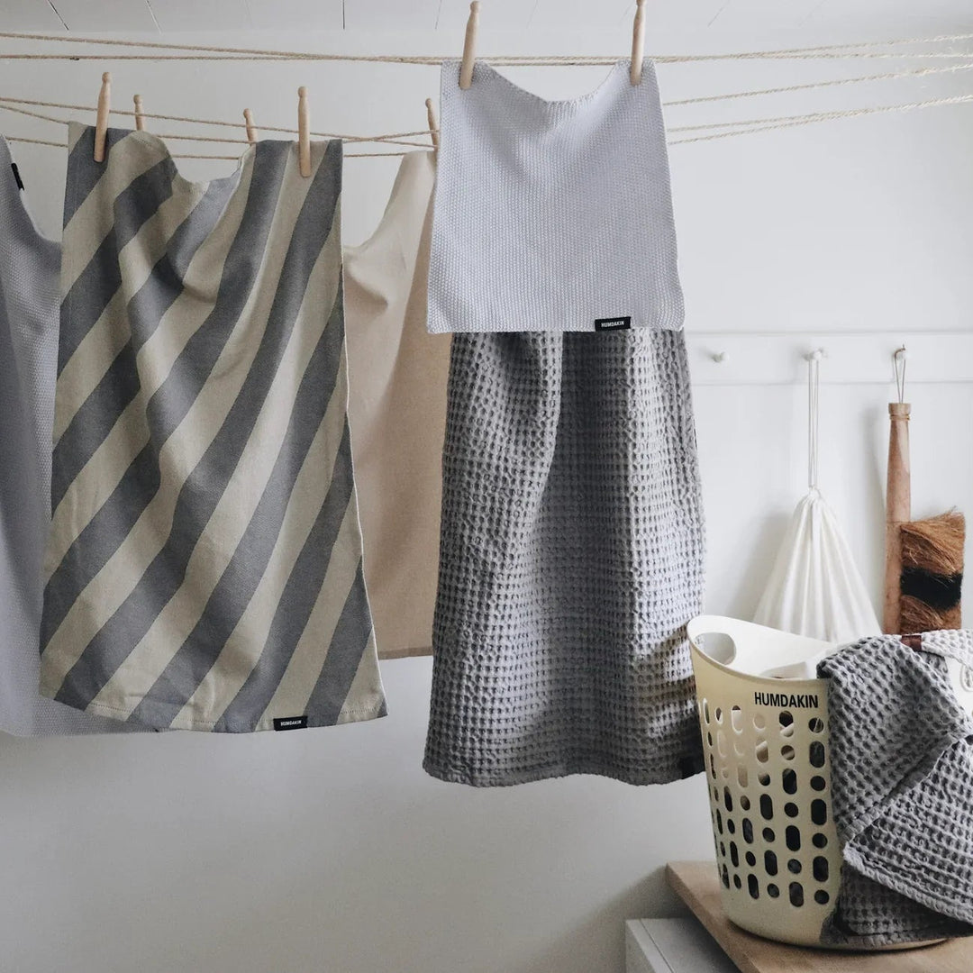 Humdakin Organic Tea Towel, 2 pack - Blue Glass - ökenhem