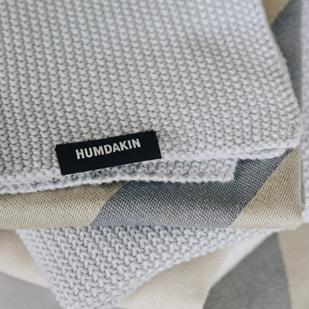 Humdakin Organic Tea Towel, 2 pack - Blue Glass - ökenhem