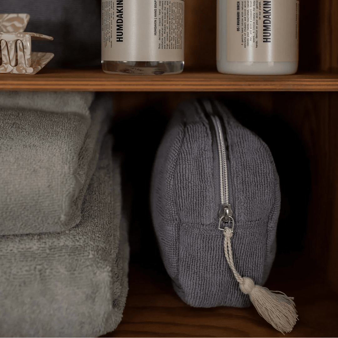 Humdakin Terry Toiletry Bag - Stone - ökenhem
