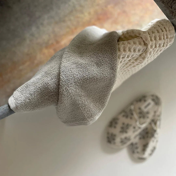 Humdakin Terry Wash Cloth - Light Stone - ökenhem
