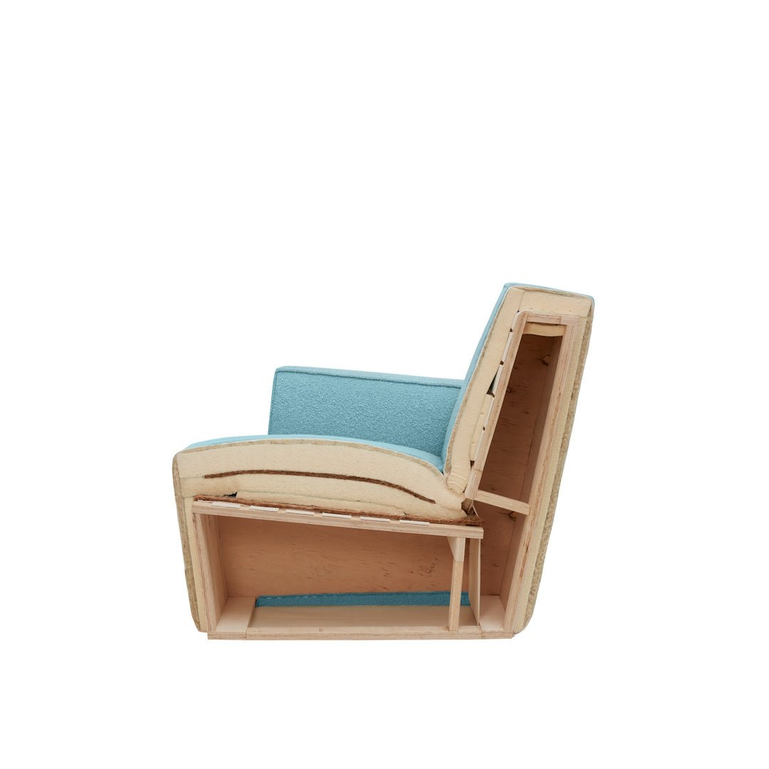 Hunk Lounge Chair With Armrests - ökenhem