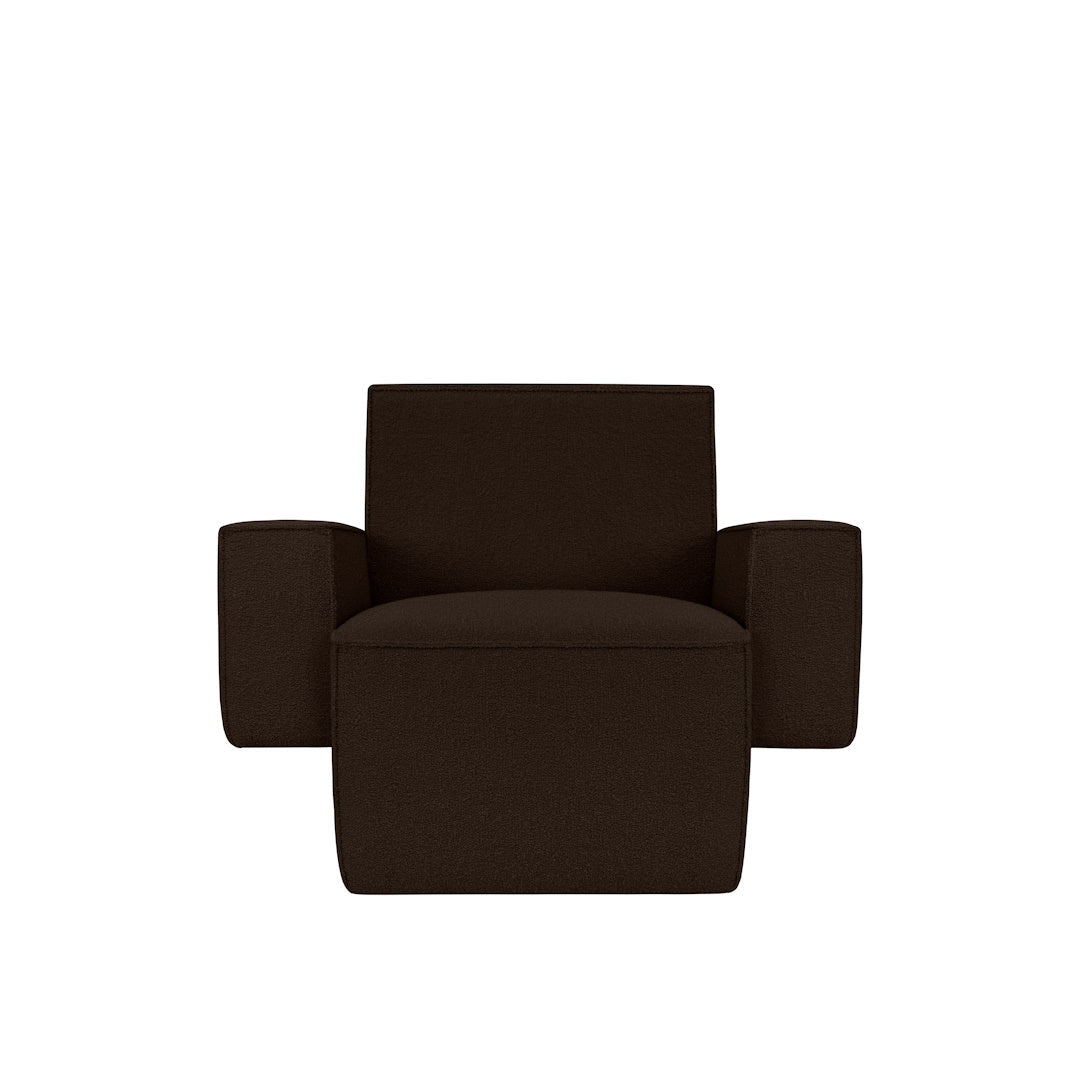 Hunk Lounge Chair With Armrests - ökenhem