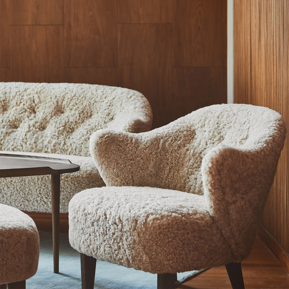 Ingeborg Lounge Chair, Sheepskin - ökenhem