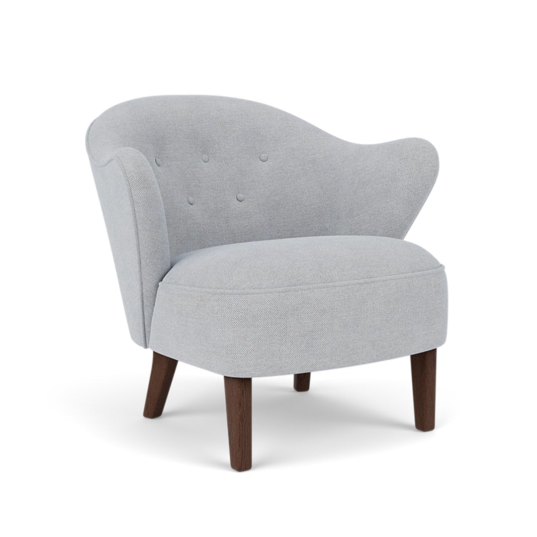 Ingeborg Lounge Chair, Textile in Dark Stained Oak, 0751/Fiord