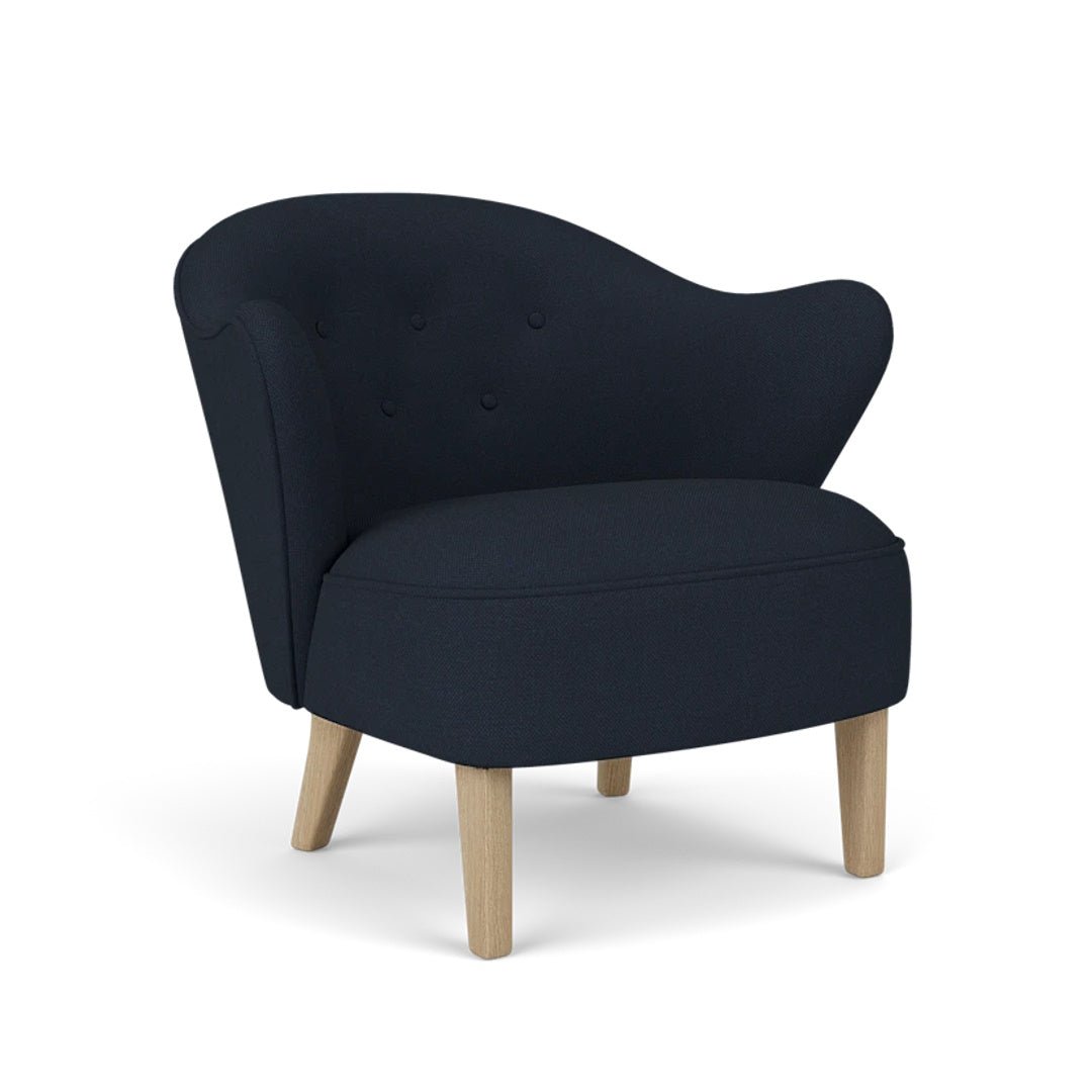 Ingeborg Lounge Chair, Textile in Natural Oak, 0782/Fiord