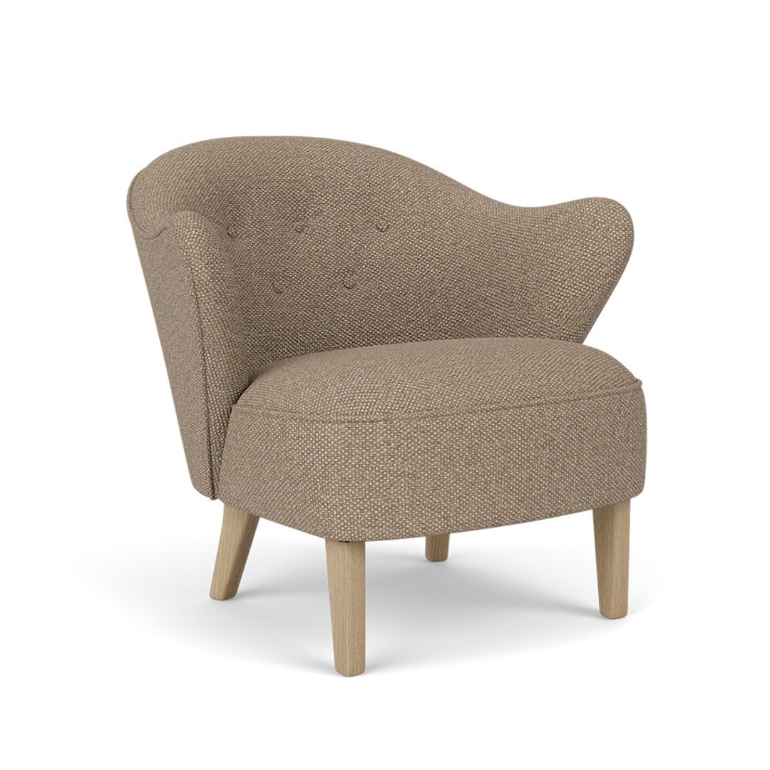 Ingeborg Lounge Chair, Textile in Natural Oak, Logan Flint