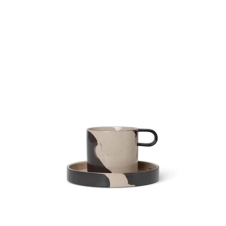 Inlay Cup with Saucer - ökenhem