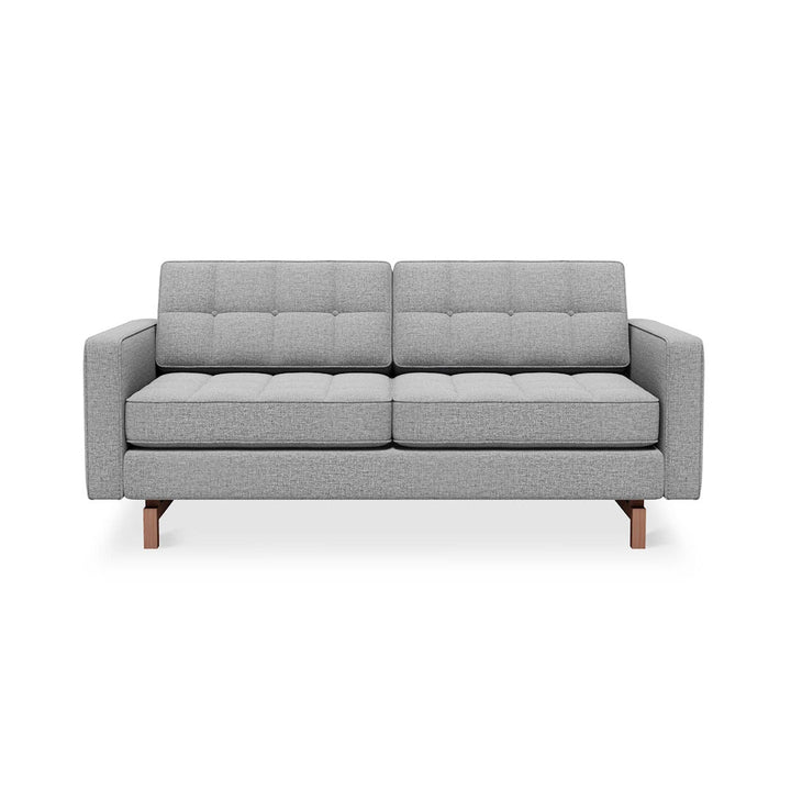 Jane 2 Loft Sofa in Parliament Stone, Classic Walnut