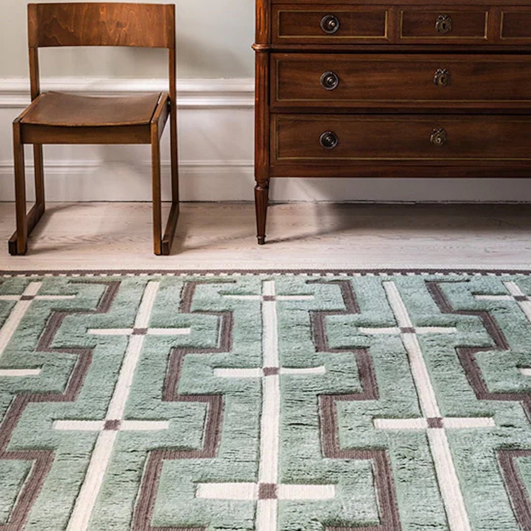 Johanna Wool Rug - Sage - ökenhem