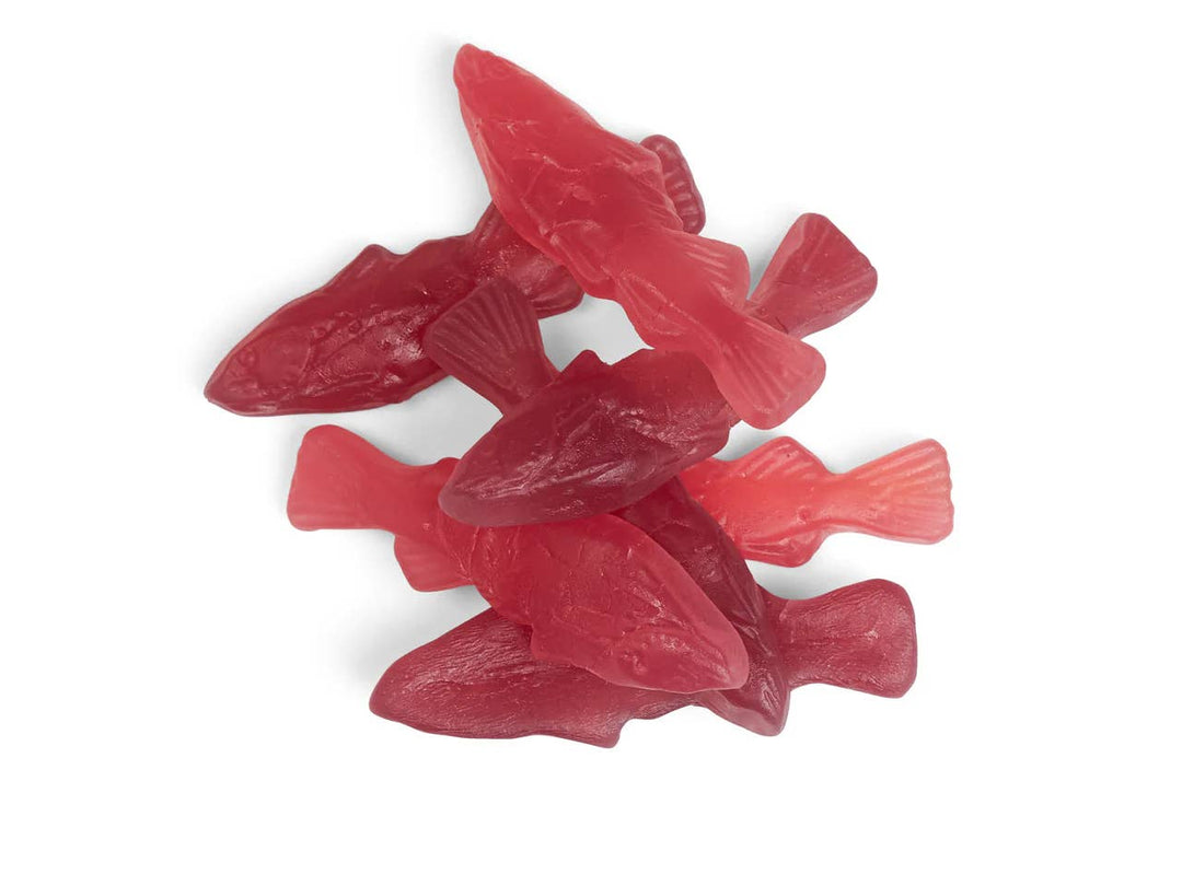 Kolsvart Gummy Fish - ökenhem