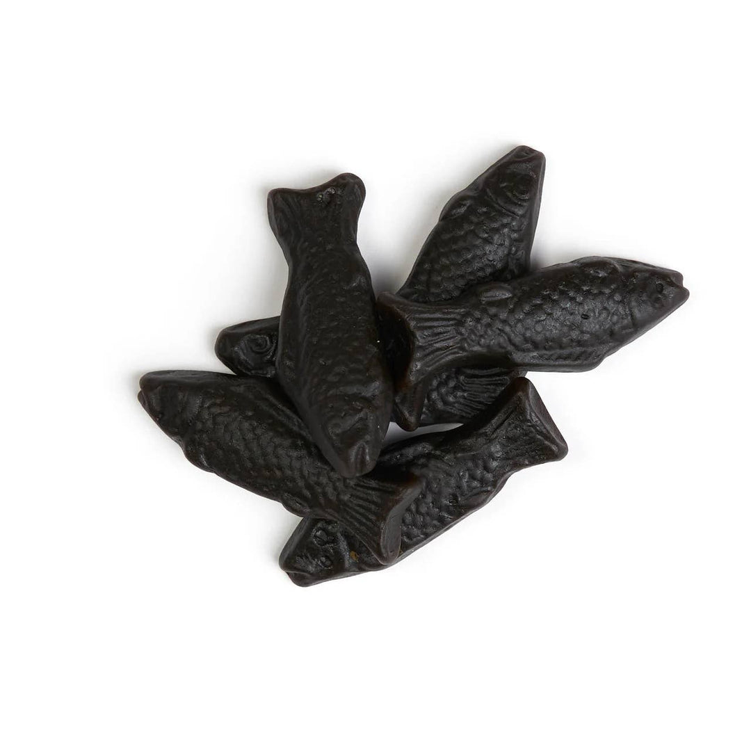 Kolsvart Gummy Fish - ökenhem