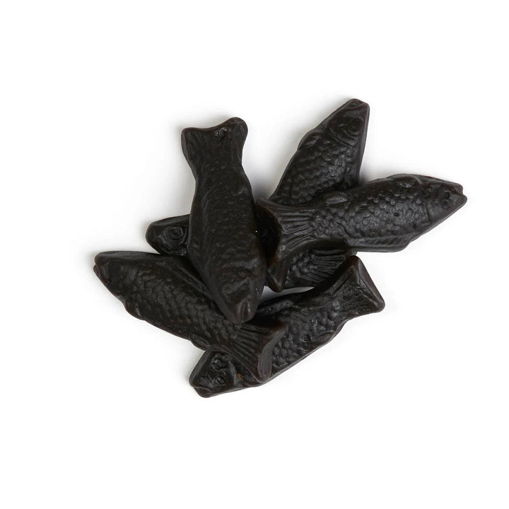 Kolsvart Gummy Fish - ökenhem