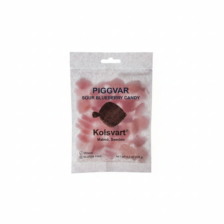 Kolsvart Gummy Fish - ökenhem