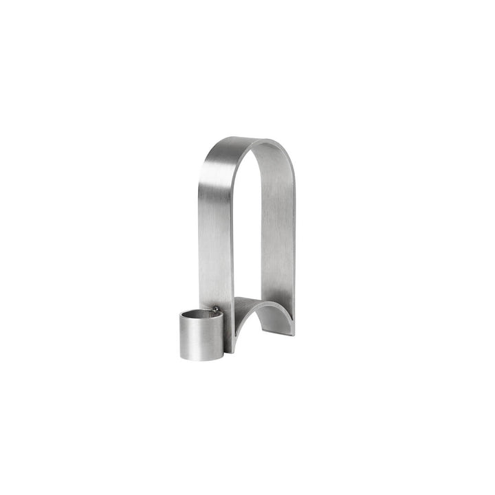 Kristina Dam Studio Arch Candleholder Vol. 2, Stainless Steel - ökenhem