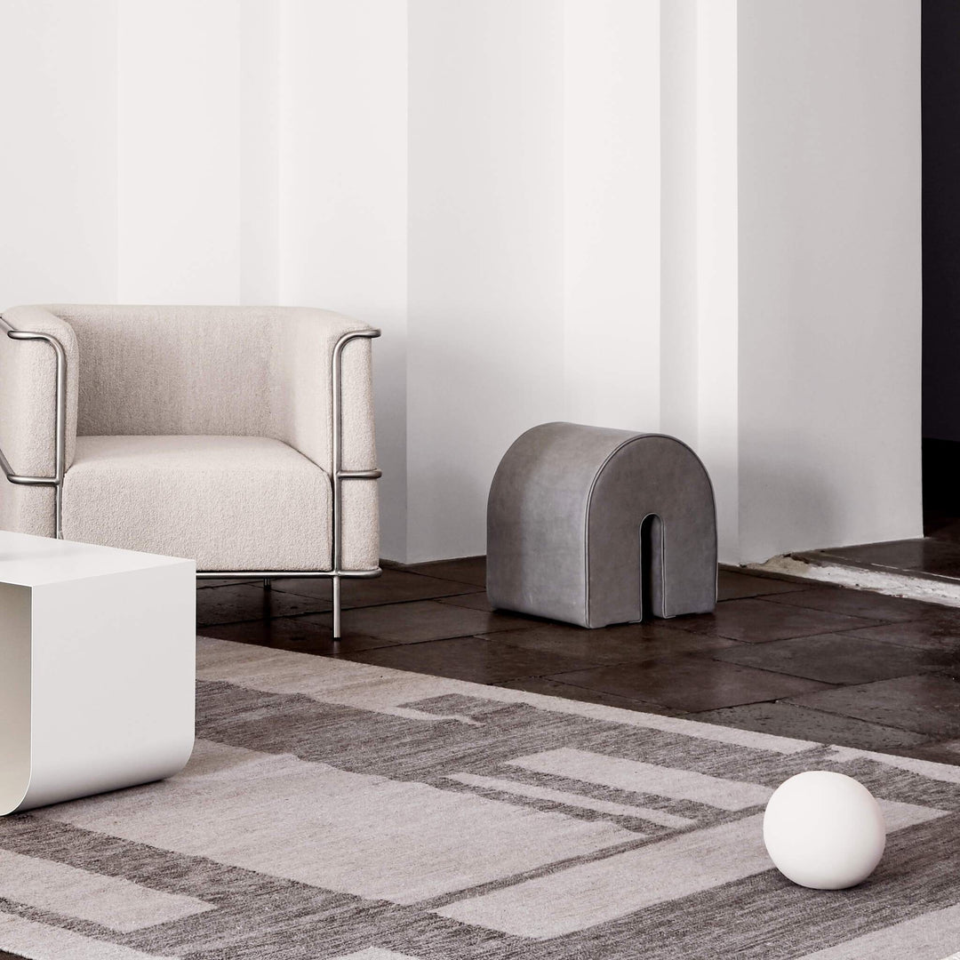 Kristina Dam Studio Contemporary Kelim Rug, 118 x 78", Beige - ökenhem