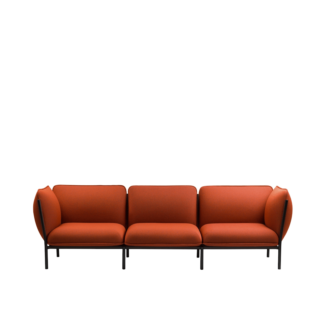 Kumo 3 - seater Sofa with Armrests - ökenhem