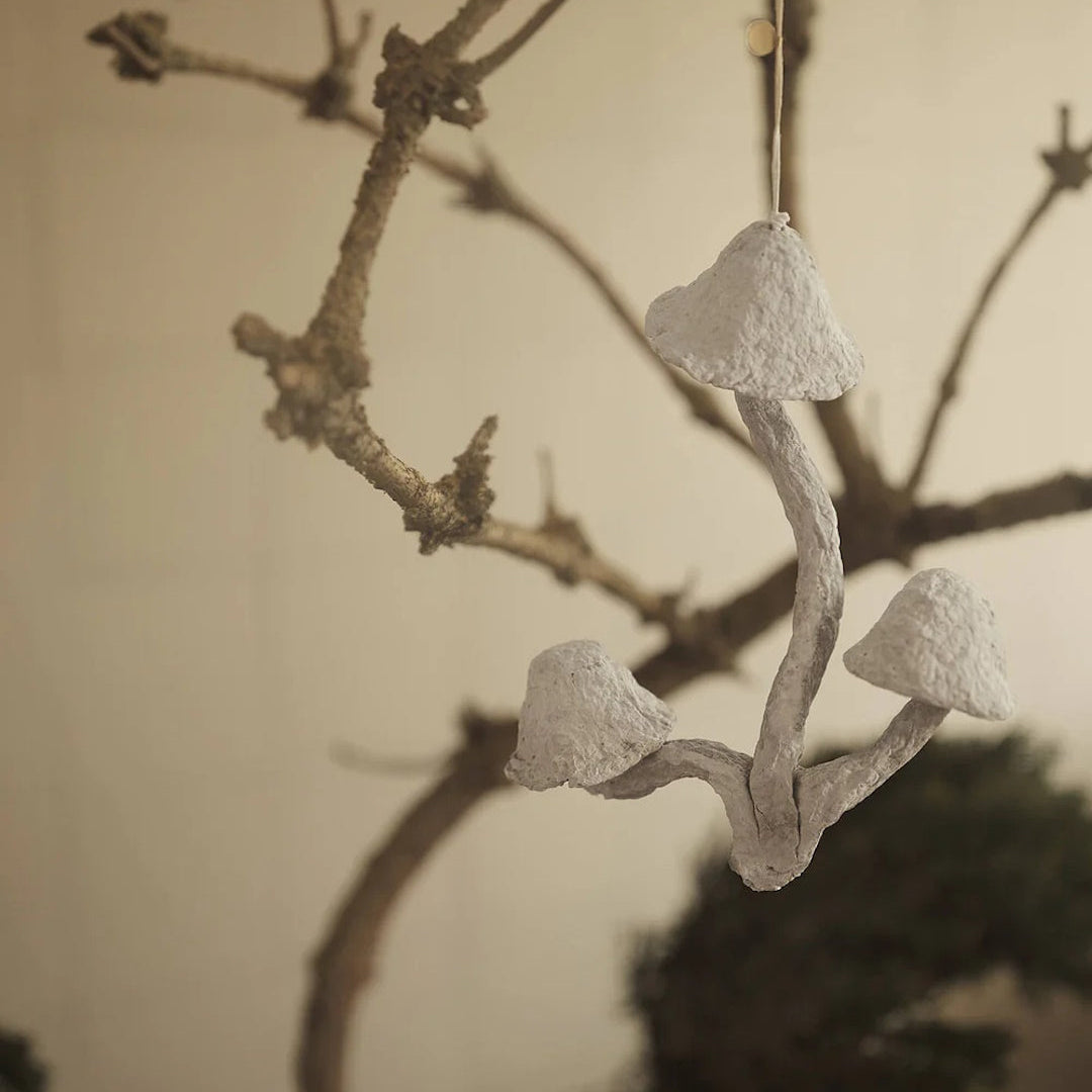Mushroom Ornament - 3 Caps