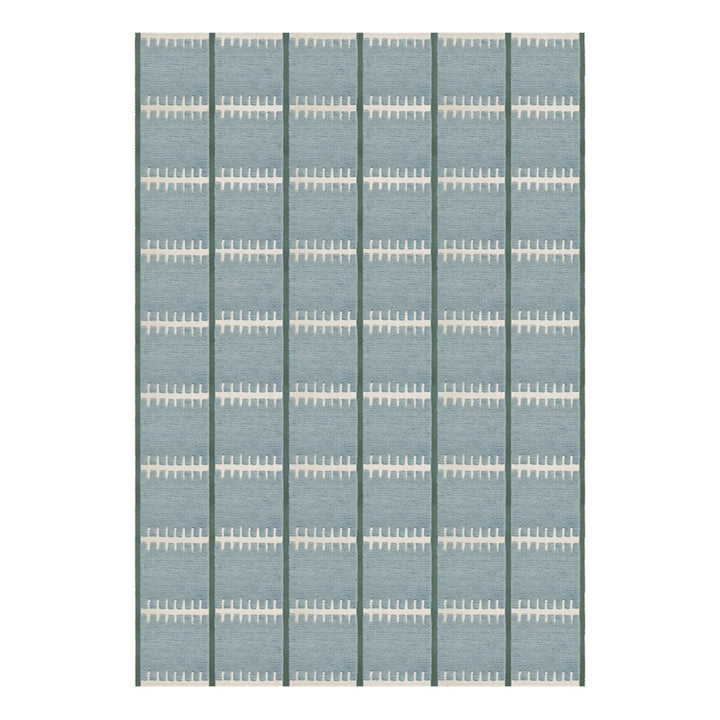 Lilly Wool Rug - Blue - ökenhem