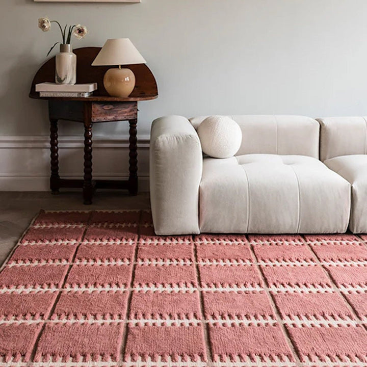 Lilly Wool Rug - Claret Red - ökenhem