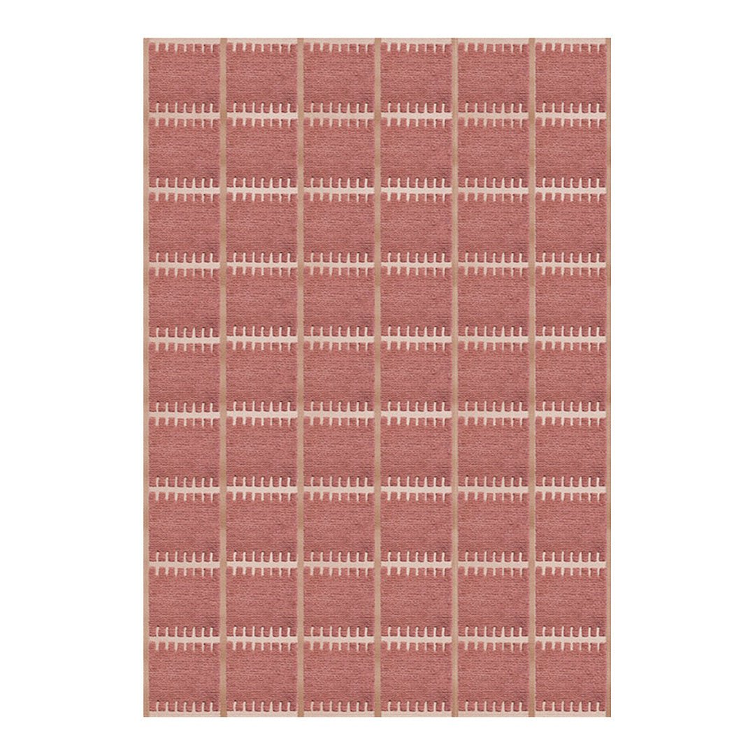 Lilly Wool Rug - Claret Red - ökenhem