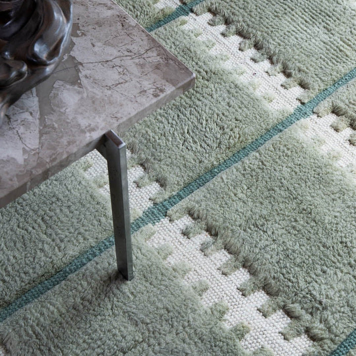 Lilly Wool Rug - Green - ökenhem