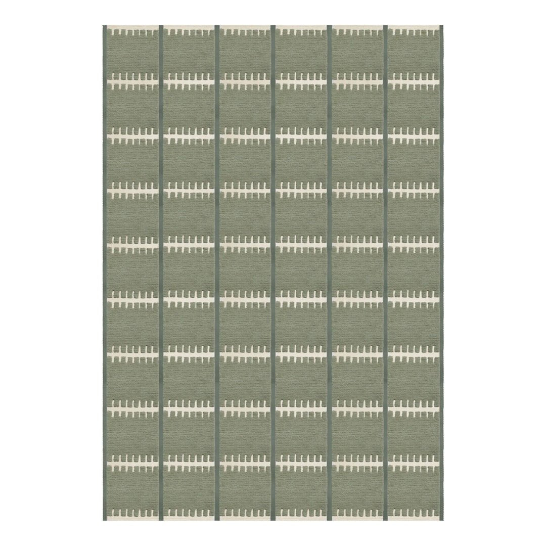 Lilly Wool Rug - Green - ökenhem