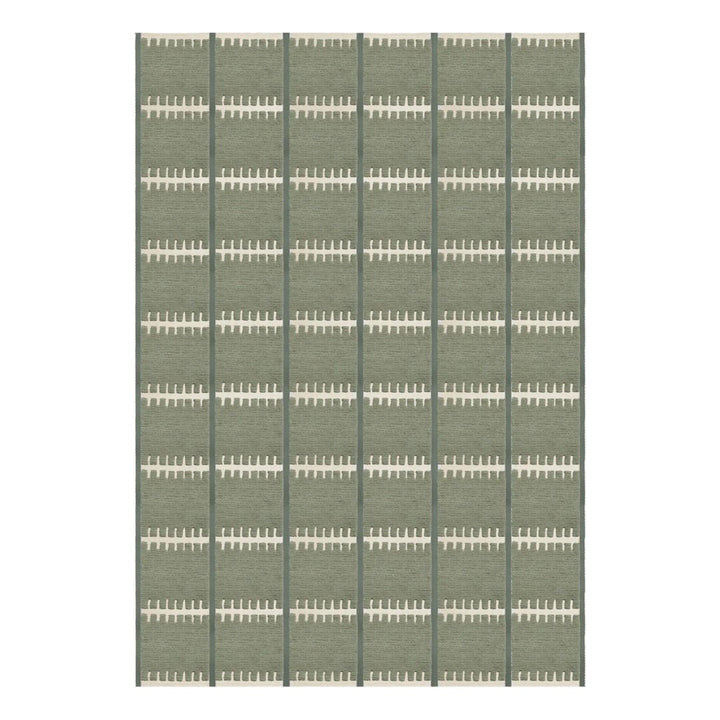 Lilly Wool Rug - Green - ökenhem