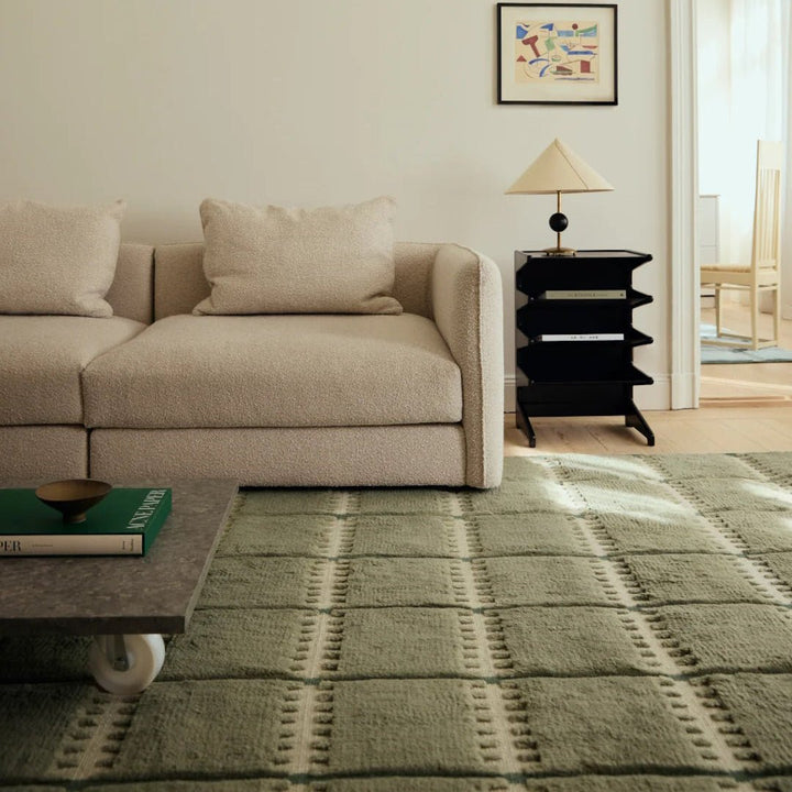 Lilly Wool Rug - Green - ökenhem