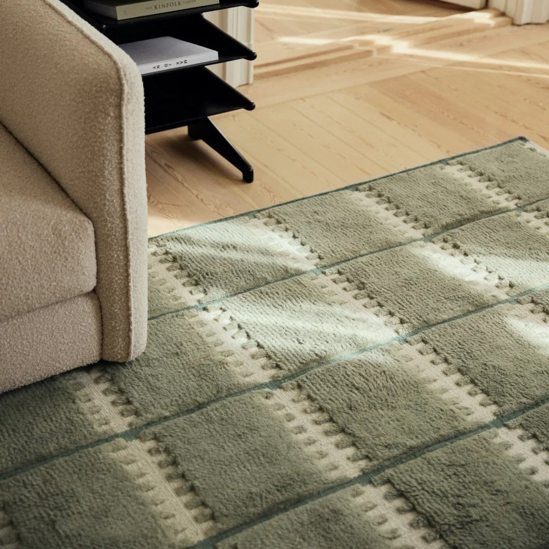 Lilly Wool Rug - Green - ökenhem