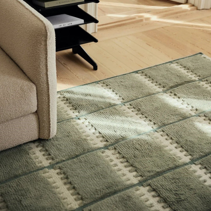 Lilly Wool Rug - Green - ökenhem