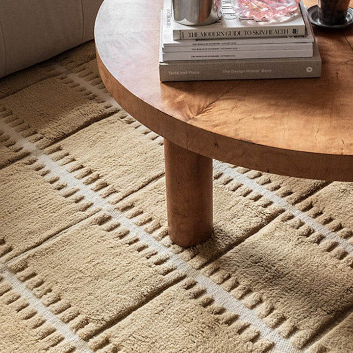 Lilly Wool Rug - Mustard - ökenhem