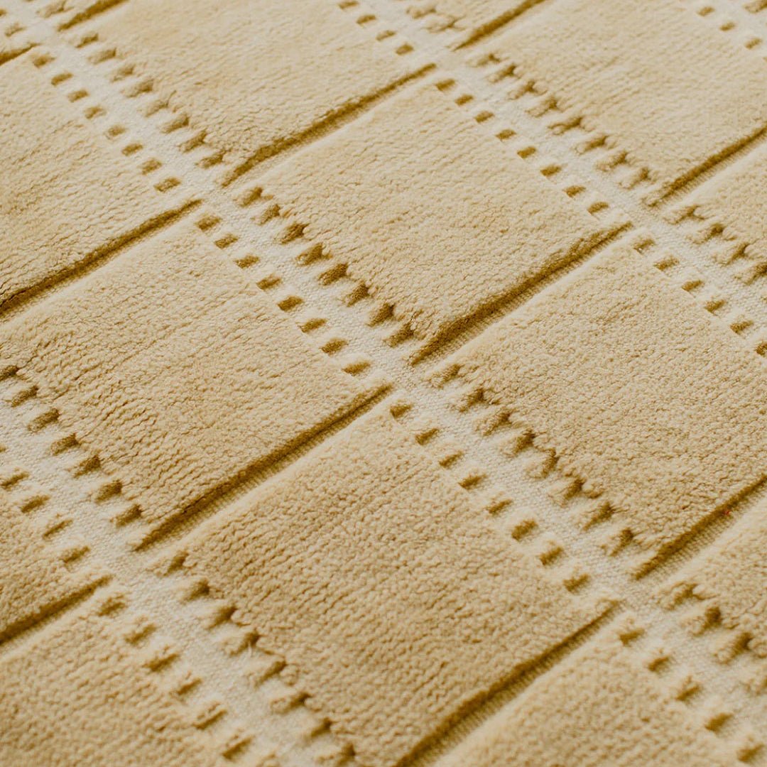 Lilly Wool Rug - Mustard - ökenhem
