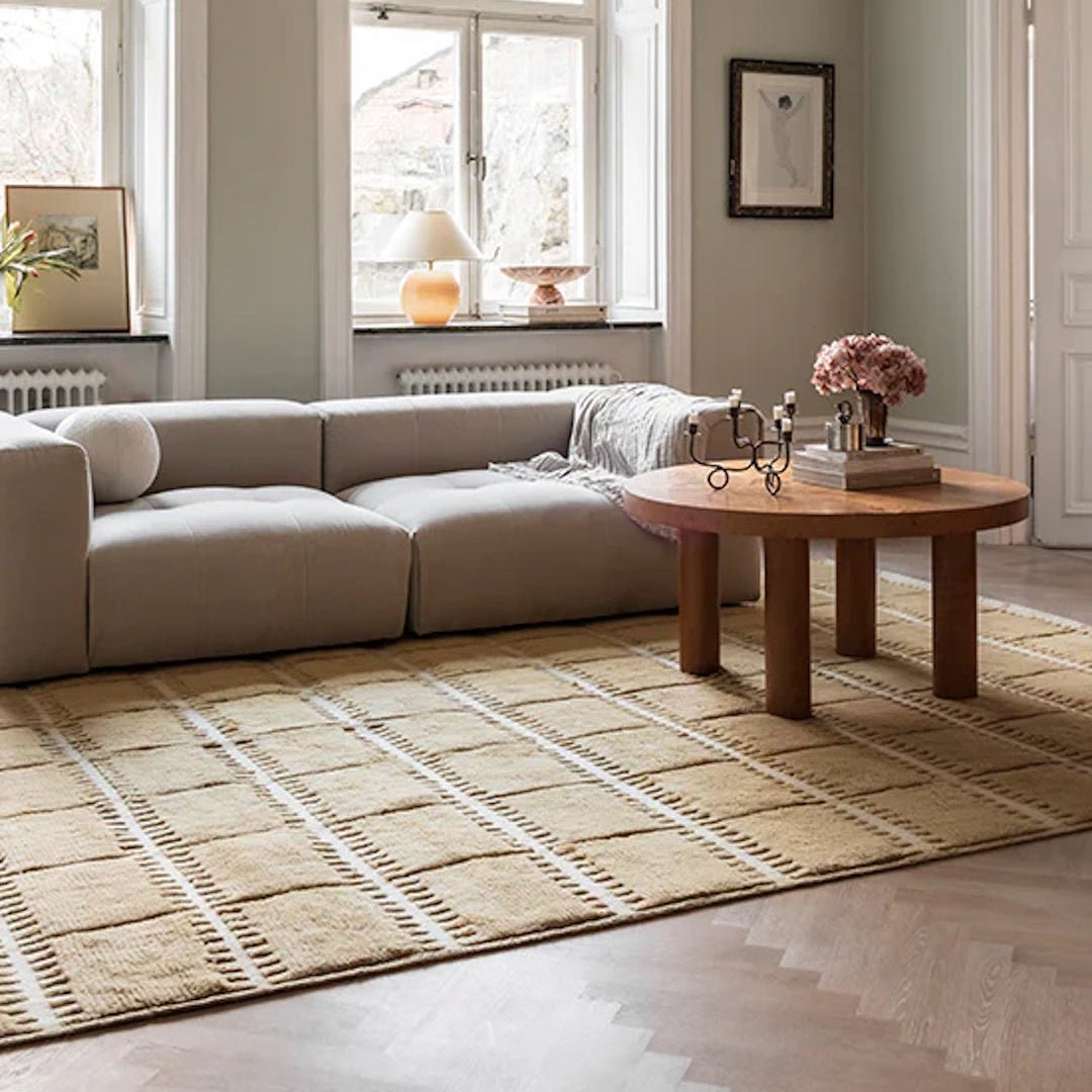 Lilly Wool Rug - Mustard - ökenhem