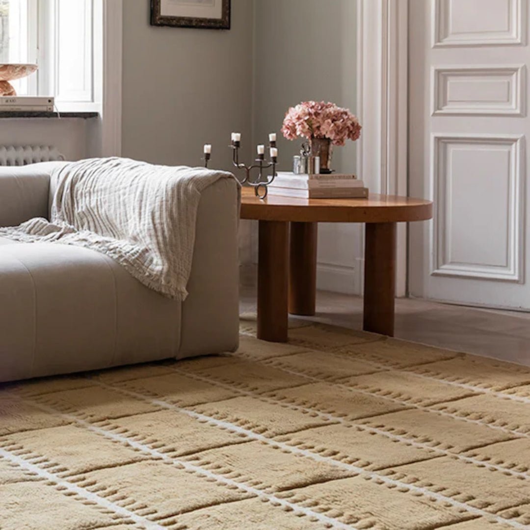 Lilly Wool Rug - Mustard - ökenhem