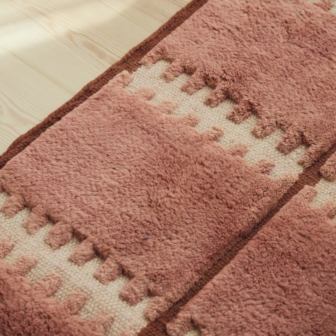 Lilly Wool Rug - Rust - ökenhem