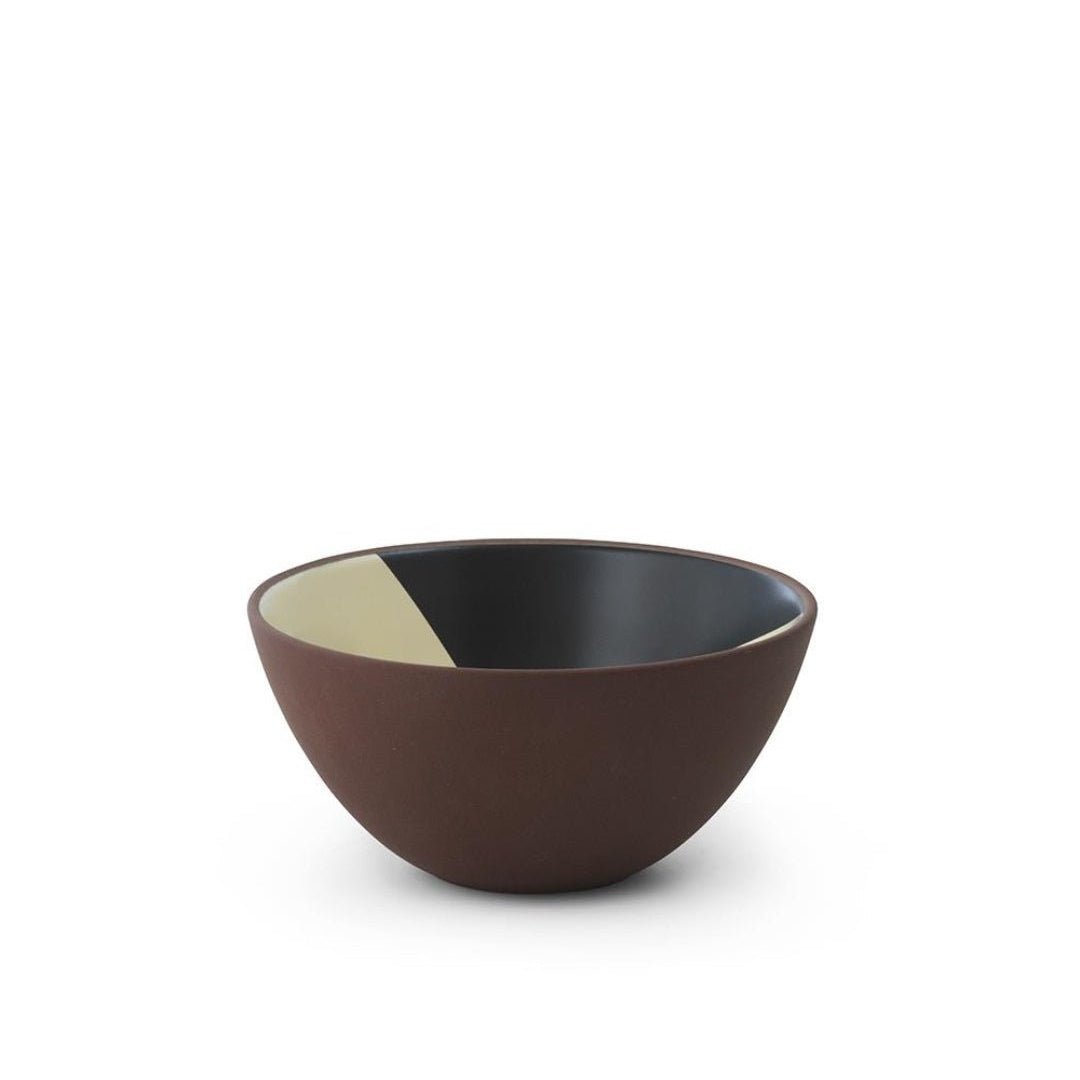 Line Bowl Ø15 Black/Cream - ökenhem