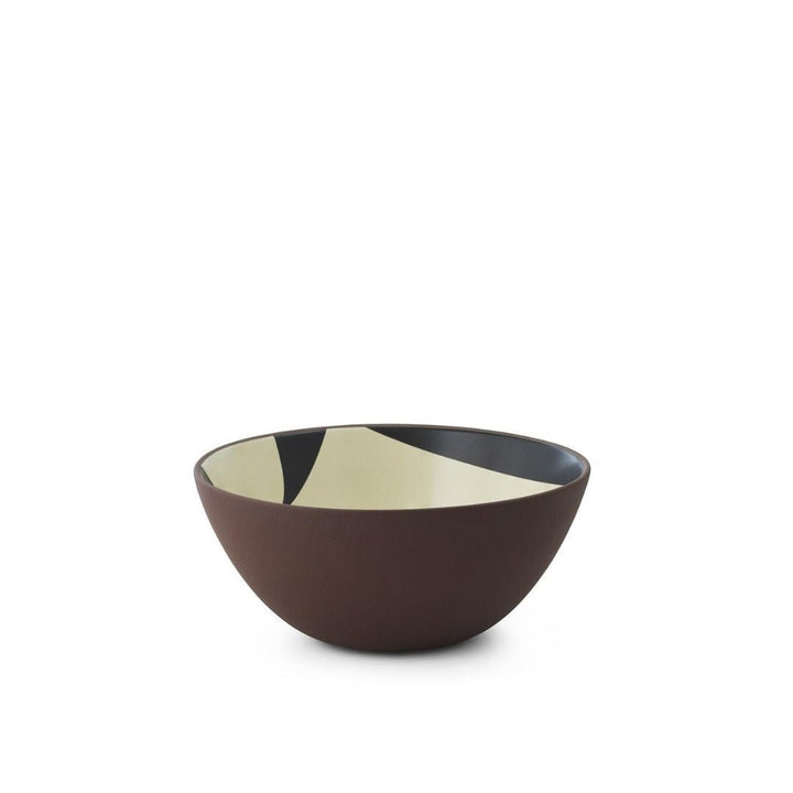 Line Bowl Ø23 Black/Cream - ökenhem